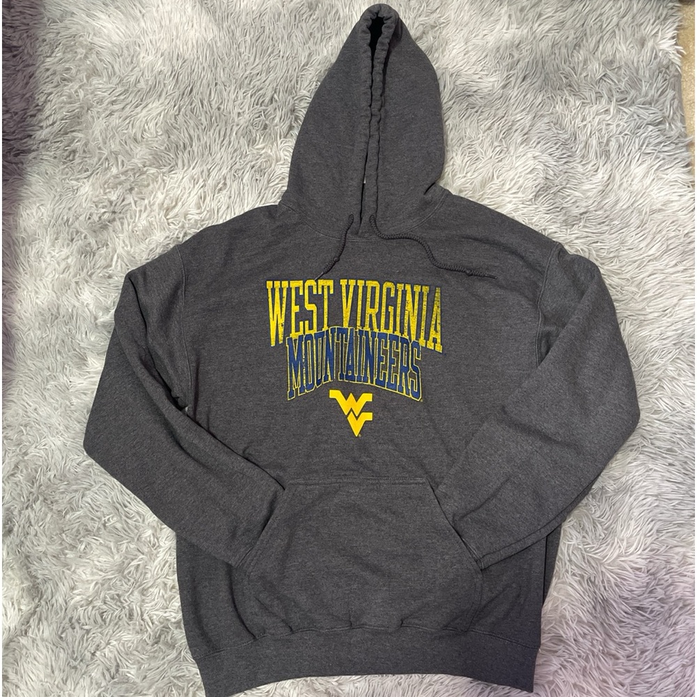 WVU Mens Hoodie Medium- LIKE NEW